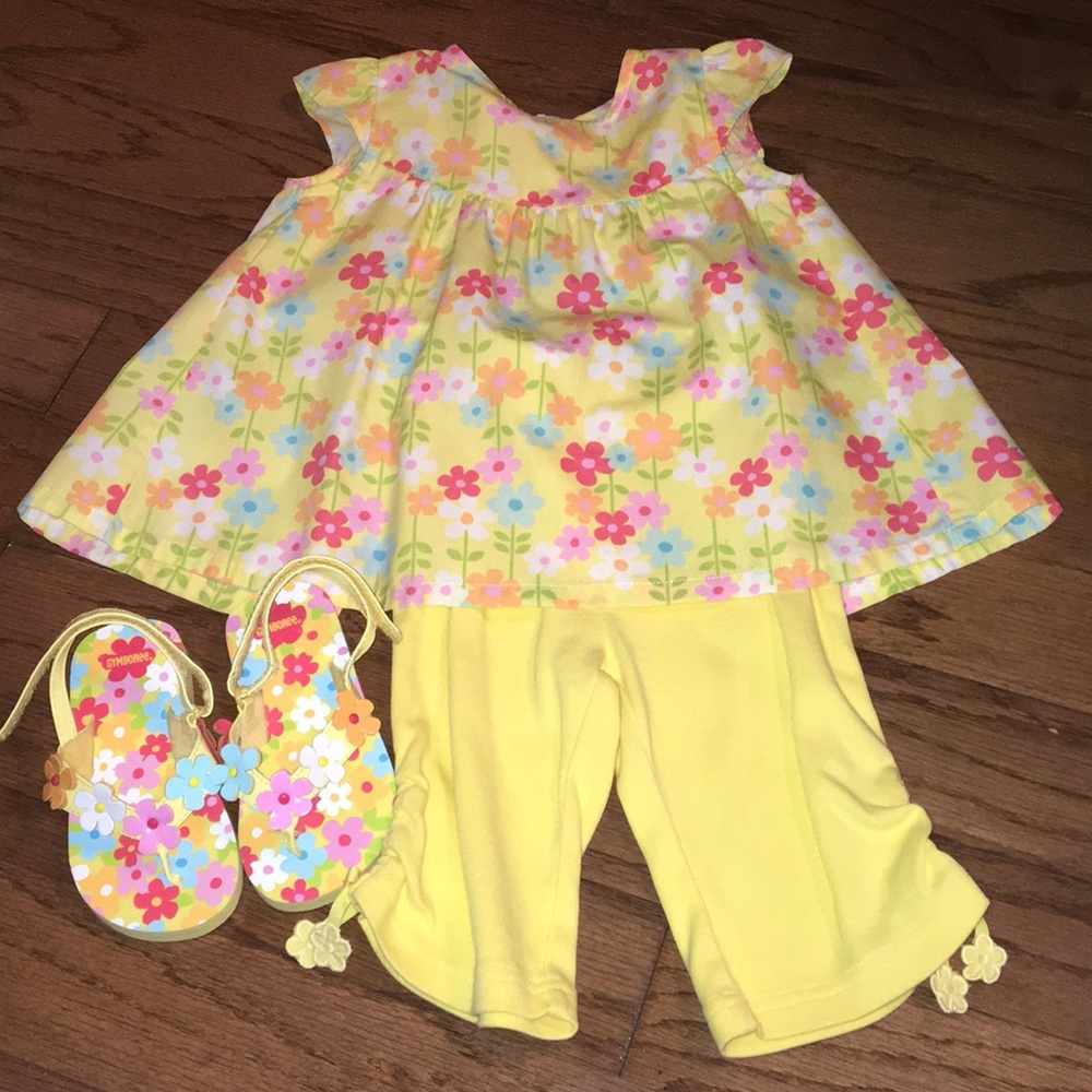 Floral Gymboree outfit